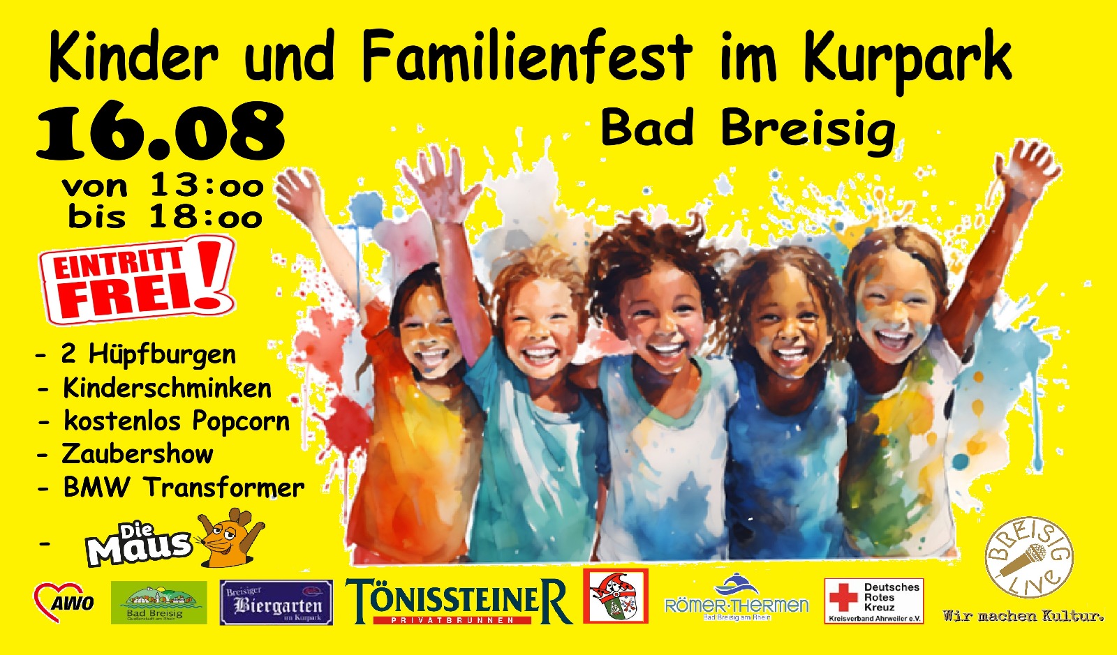 BREISIG.live lädt Groß und Klein zum Sommerfest in den Kurpark