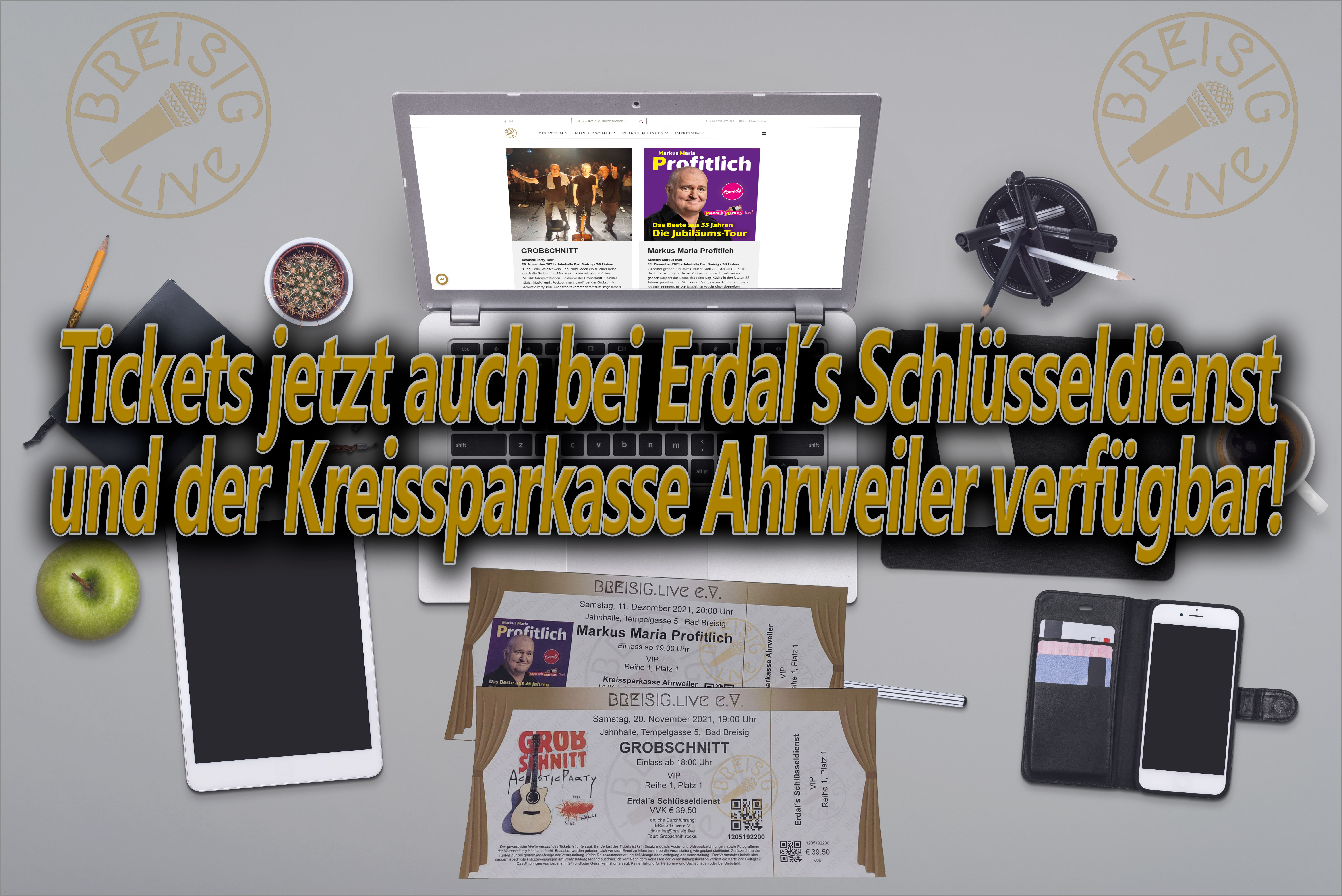 Neue Vorverkaufsstellen für Grobschnitt und Mensch Markus