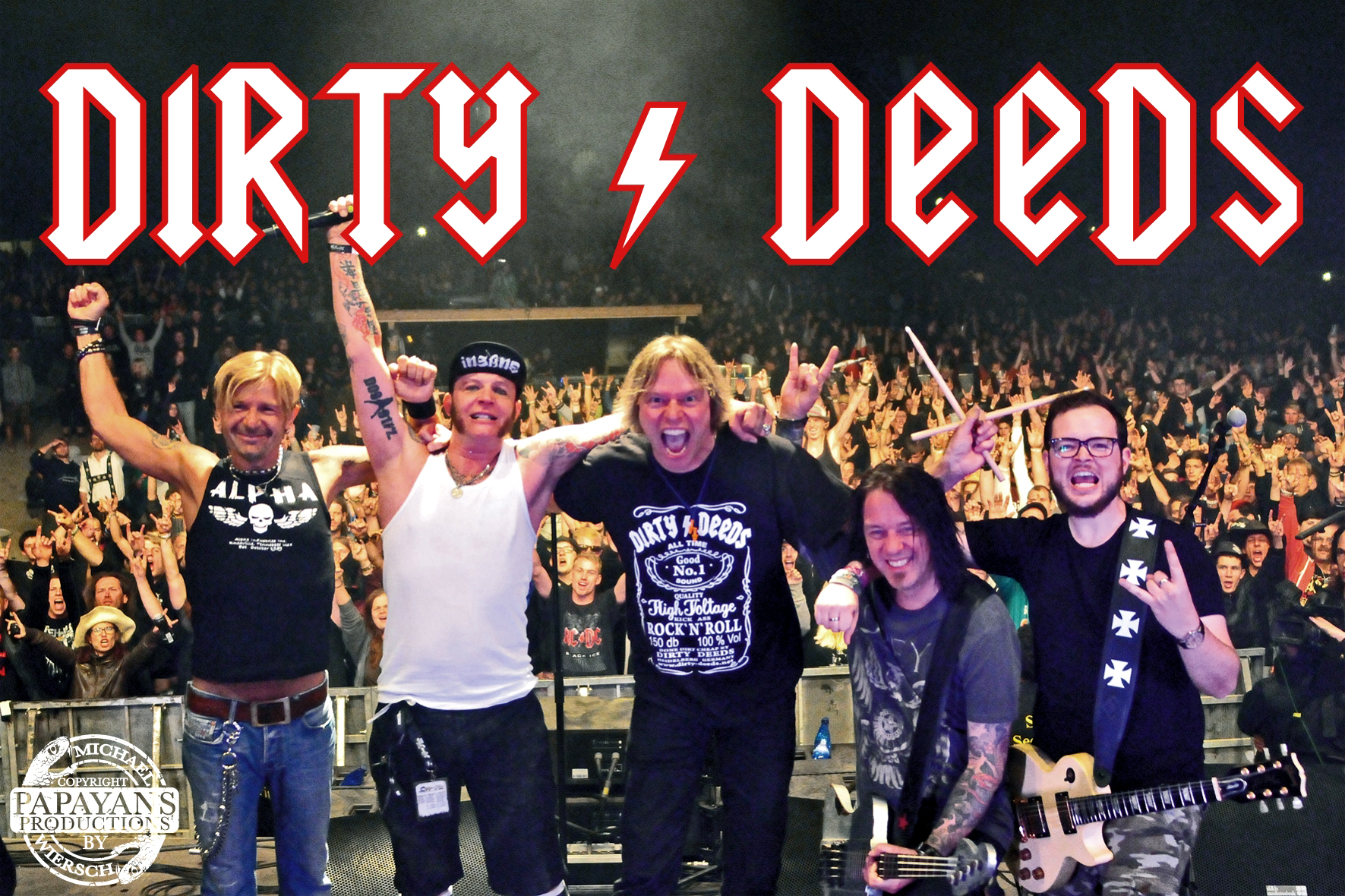 Dirty Deeds rocken den “Kulturschuppen“ Jahnhalle